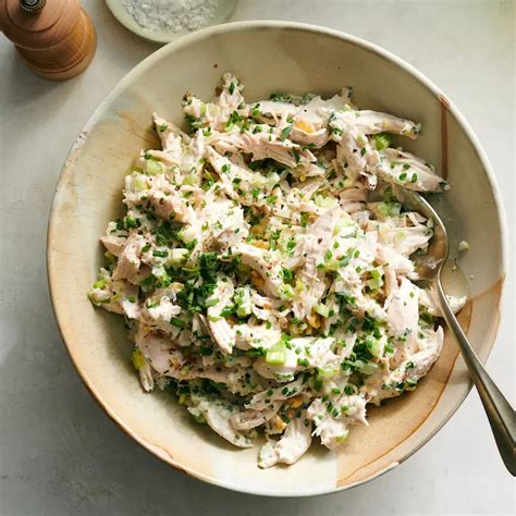 Add the <strong>chicken</strong>, toss to coat and set aside to marinate while you prepare the vegetables. . Nytimes chicken salad